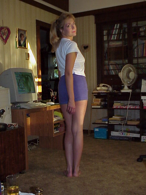 Horny blonde, slut wife interacts on the internet. — 14