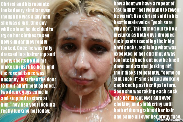 Cumshot facial -Sperm dripping — 25