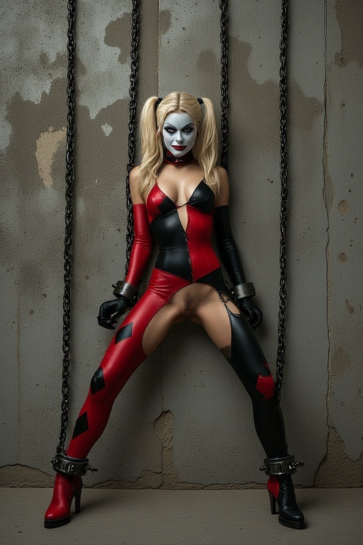 Nothing to Laugh About- Harley Quinn in Bondage — 19