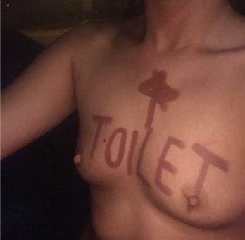 Flat chested ugly piss pig — 18